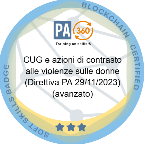 CUG e azioni di contrasto alle violenze sulle donne (Direttiva PA 29/11/2023) (avanzato)
